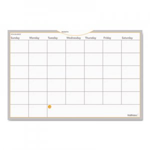 At-A-Glance AW602028 WallMates Self-Adhesive Dry Erase Monthly Planning Surface, 36 x 24 AAGAW602028
