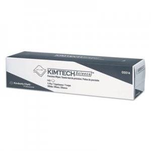 Kimtech* KCC05514 Precision Wiper, POP-UP Box, 1-Ply, 14 7/10" x 16 3/5" White, 140/Box