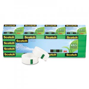 Scotch 81216P Magic Greener Tape, 3/4" x 900", 1" Core, 16/Pack MMM81216P