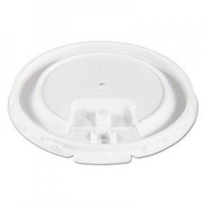 Dart SCCDLX10R Liftbk & Lock Tab Cup Lids for Foam Cups, Fits 10oz Cups, White, 2000/Carton