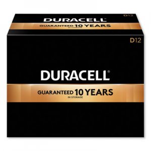 Duracell DURMN1300 CopperTop Alkaline D Batteries, 12/Box