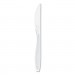 Dart SCCHSWK0007 Impress Heavyweight Full-Length Polystyrene Cutlery, Knife, White, 1000/Carton