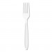 Dart SCCHSWF0007 Impress Heavyweight Full-Length Polystyrene Cutlery, Fork, White, 1000/Carton