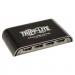 Tripp Lite TRPU225004R USB 2.0 Hub, 4 Ports, Black/Silver