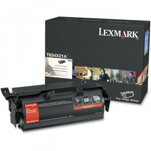 Lexmark T654X21A Extra High Yield Black Toner Cartridge LEXT654X21A