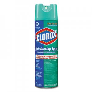 Clorox CLO38504 Disinfecting Spray, Fresh, 19 oz Aerosol Spray