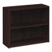 HON 10752NN 10700 Series Wood Bookcase, Two Shelf, 36w x 13 1/8d x 29 5/8h, Mahogany HON10752NN