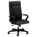 HON IE102SS11 Ignition Series Executive High-Back Chair, Black Leather Upholstery HONIE102SS11