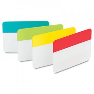 Post-it Tabs MMM686ALYR File Tabs, 2 x 1 1/2, Aqua/Lime/Red/Yellow, 24/Pack 686-ALYR