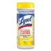 LYSOL Brand RAC81145CT Disinfecting Wipes, 7 x 7.25, Lemon and Lime Blossom, 35 Wipes/Canister, 12 Canisters/Carton