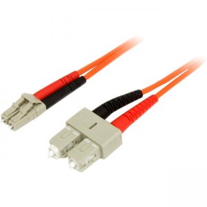 StarTech.com FIBLCSC3 3m Multimode 62.5/125 Duplex Fiber Patch Cable LC - SC