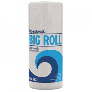 Boardwalk BWK6273 Kitchen Roll Towel, 2-Ply, 11 x 8.5, White, 250/Roll, 12 Rolls/Carton