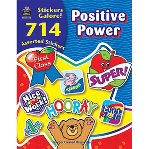 Teacher Created Resources 4225 Positive Power Sticker Book TCR4225