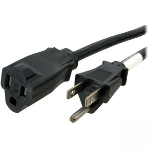 StarTech.com PAC10125 25 ft Power Cord Extension - NEMA 5-15R to NEMA 5-15P