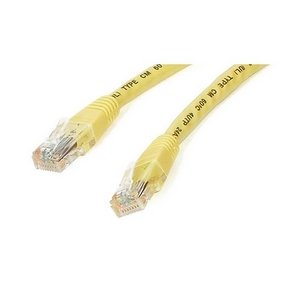 StarTech.com C6PATCH1YL 1 ft Yellow Molded Cat 6 Patch Cable