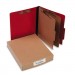 ACCO 15669 ColorLife PRESSTEX Classification Folders, Letter, 6-Section, Exec Red, 10/Box ACC15669