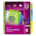 Avery 11900 Insertable Big Tab Plastic Dividers, 5-Tab, Letter AVE11900