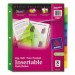 Avery 11907 Insertable Big Tab Plastic Dividers w/Double Pockets, 8-Tab, 11 x 9 AVE11907