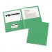 Avery 47987 Two-Pocket Folder, 20-Sheet Capacity, Green, 25/Box AVE47987