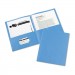 Avery 47986 Two-Pocket Folder, 20-Sheet Capacity, Light Blue, 25/Box AVE47986