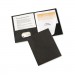 Avery 47978 Two-Pocket Folder, Prong Fastener, Letter, 1/2" Capacity, Black, 25/Box AVE47978