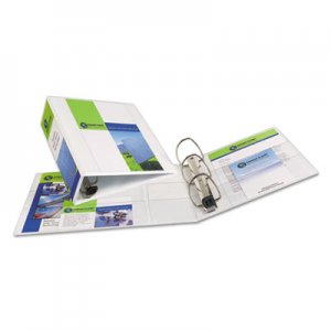 Avery 79104 Heavy-Duty View Binder w/Locking 1-Touch EZD Rings, 4" Cap, White AVE79104