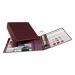 Avery 79363 Heavy-Duty Binder with One Touch EZD Rings, 11 x 8 1/2, 3" Capacity, Maroon AVE79363