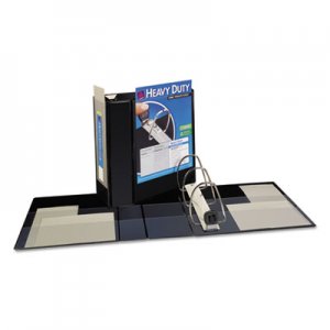 Avery 79606 Heavy-Duty View Binder w/Locking 1-Touch EZD Rings, 5" Cap, Black AVE79606