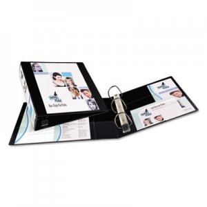 Avery 79692 Heavy-Duty View Binder w/Locking 1-Touch EZD Rings, 2" Cap, Black AVE79692