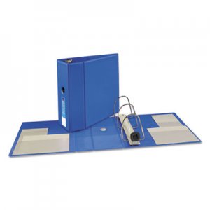 Avery 79886 Heavy-Duty Binder with One Touch EZD Rings, 11 x 8 1/2, 5" Capacity, Blue AVE79886