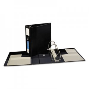 Avery 79996 Heavy-Duty Binder with One Touch EZD Rings, 11 x 8 1/2, 5" Capacity, Black AVE79996