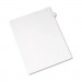 Avery 82166 Allstate-Style Legal Exhibit Side Tab Divider, Title: D, Letter, White, 25/Pack AVE82166