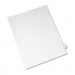 Avery 82186 Allstate-Style Legal Exhibit Side Tab Divider, Title: X, Letter, White, 25/Pack AVE82186