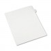 Avery 82203 Allstate-Style Legal Exhibit Side Tab Divider, Title: 5, Letter, White, 25/Pack AVE82203