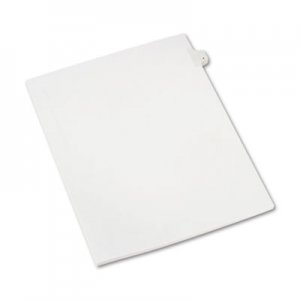 Avery 82202 Allstate-Style Legal Exhibit Side Tab Divider, Title: 4, Letter, White, 25/Pack AVE82202