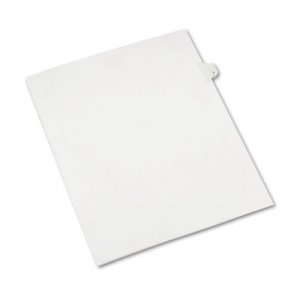 Avery 82205 Allstate-Style Legal Exhibit Side Tab Divider, Title: 7, Letter, White, 25/Pack AVE82205