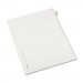 Avery 82222 Allstate-Style Legal Exhibit Side Tab Divider, Title: 24, Letter, White, 25/Pack AVE82222