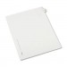 Avery 82222 Allstate-Style Legal Exhibit Side Tab Divider, Title: 24, Letter, White, 25/Pack AVE82222