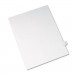 Avery 82219 Allstate-Style Legal Exhibit Side Tab Divider, Title: 21, Letter, White, 25/Pack AVE82219