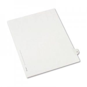 Avery 82227 Allstate-Style Legal Exhibit Side Tab Divider, Title: 29, Letter, White, 25/Pack AVE82227