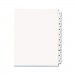 Avery 82319 Allstate-Style Legal Exhibit Side Tab Dividers, 10-Tab, I-X, Letter, White AVE82319