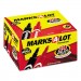 Marks-A-Lot 98187 Regular Desk Style Permanent Marker, Chisel Tip, Black, 24/Pack AVE98187