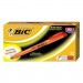 BIC BICBL11OE Brite Liner Highlighter, Chisel Tip, Fluorescent Orange Ink, Dozen BL11-OE