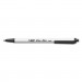 BIC BICCSM11BK Clic Stic Ballpoint Retractable Pen, Black Ink, 1mm, Medium, Dozen CSM11-BK