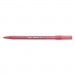 BIC BICGSM11RD Round Stic Xtra Precision & Xtra Life Ballpoint Pen, Red Ink, 1mm, Medium, Dozen GSM11-RD