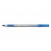 BIC BICGSMG11BE Round Stic Grip Xtra Comfort Ballpoint Pen, Blue Ink, 1.2mm, Medium, Dozen GSMG11-BE