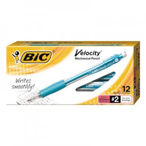 BIC BICMV11BK Velocity Original Mechanical Pencil, .9mm, Turquoise MV11-BK
