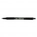 BIC BICSCSM11BK Soft Feel Ballpoint Retractable Pen, Black Ink, 1mm, Medium, Dozen SCSM11-BK