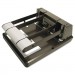 Bostitch 03200 160-Sheet Capacity Xtreme Duty Adjustable Hole Punch, Antimicrobial, BK/Silver BOS03200