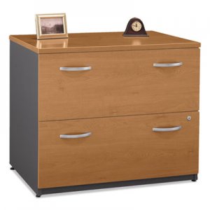 Bush WC72454ASU Series C Collection 36W Two-Drawer Lateral File (Assembled), Natural Cherry BSHWC72454ASU